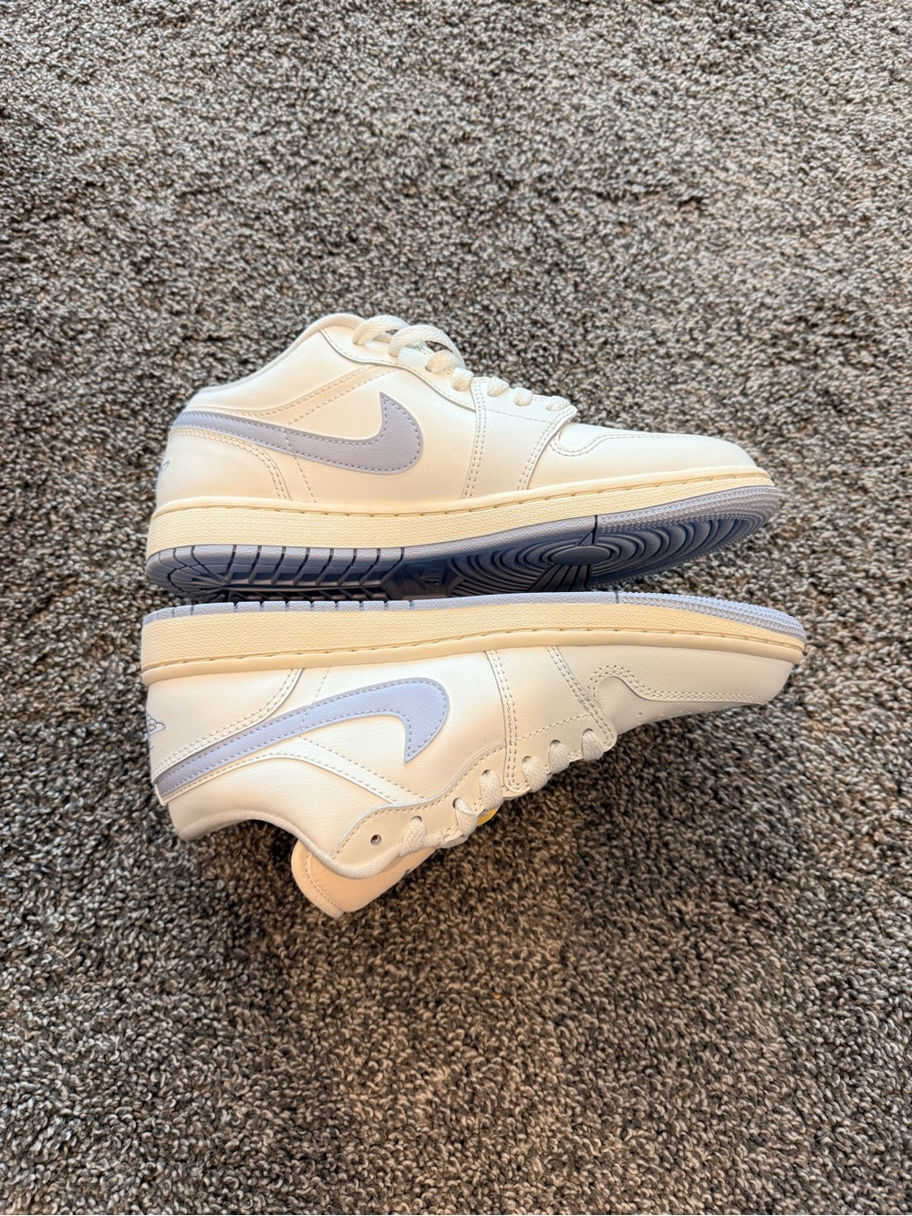 NEW - Size 7M/8.5W - Air Jordan 1 Low Women’s Sail Ghost Sneakers - DC0774-106 - Picture 5 of 9